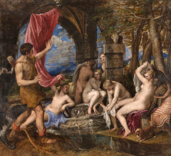 Diana and Actaeon by Titan (1558)