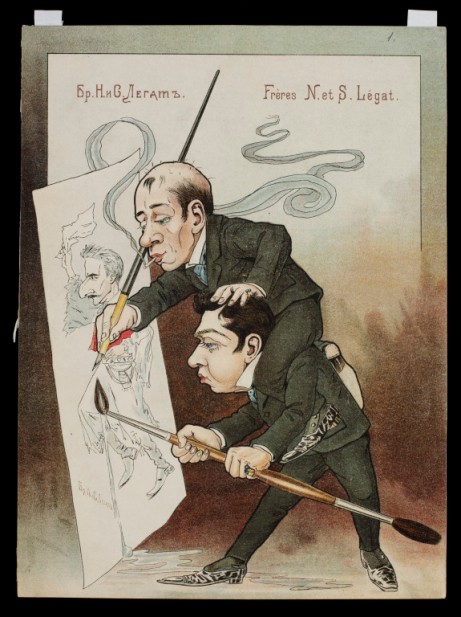 Self-caricature of the Legat brothers
