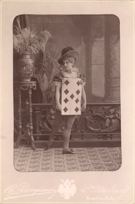Elena Ogoleit as the Nine of Diamonds (1886)