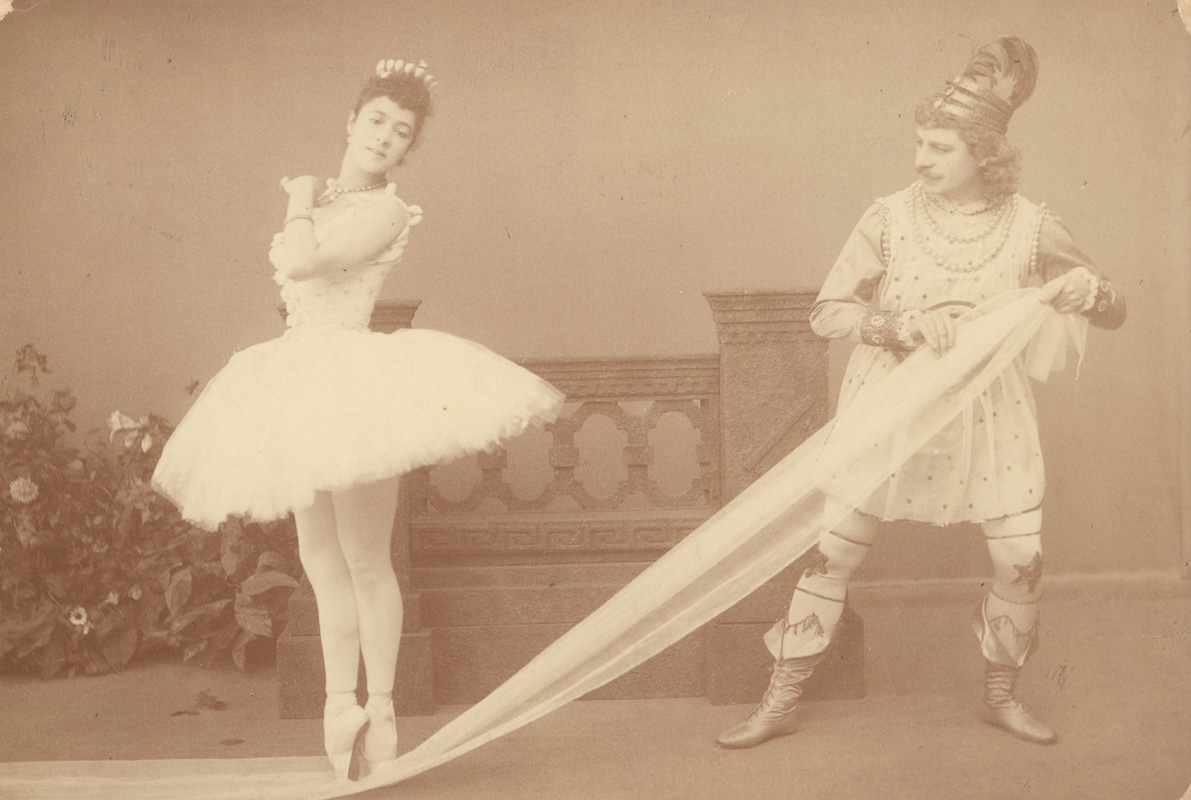 Varvara Nikitina as the Sugar Plum Fairy and Pavel Gerdt as Prince Colqueluche (1892)