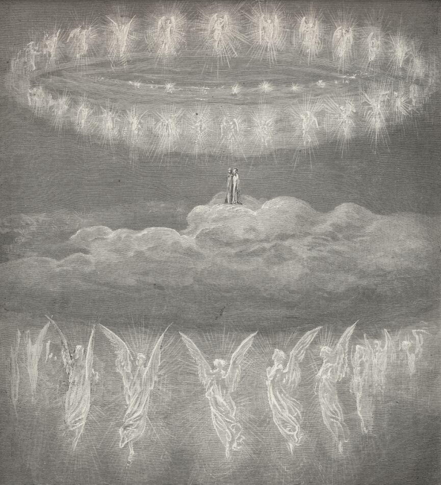 Fig. 5 - Illustration for Paradiso by Gustave Doré, the inspiration for The Kingdom of the Shades
